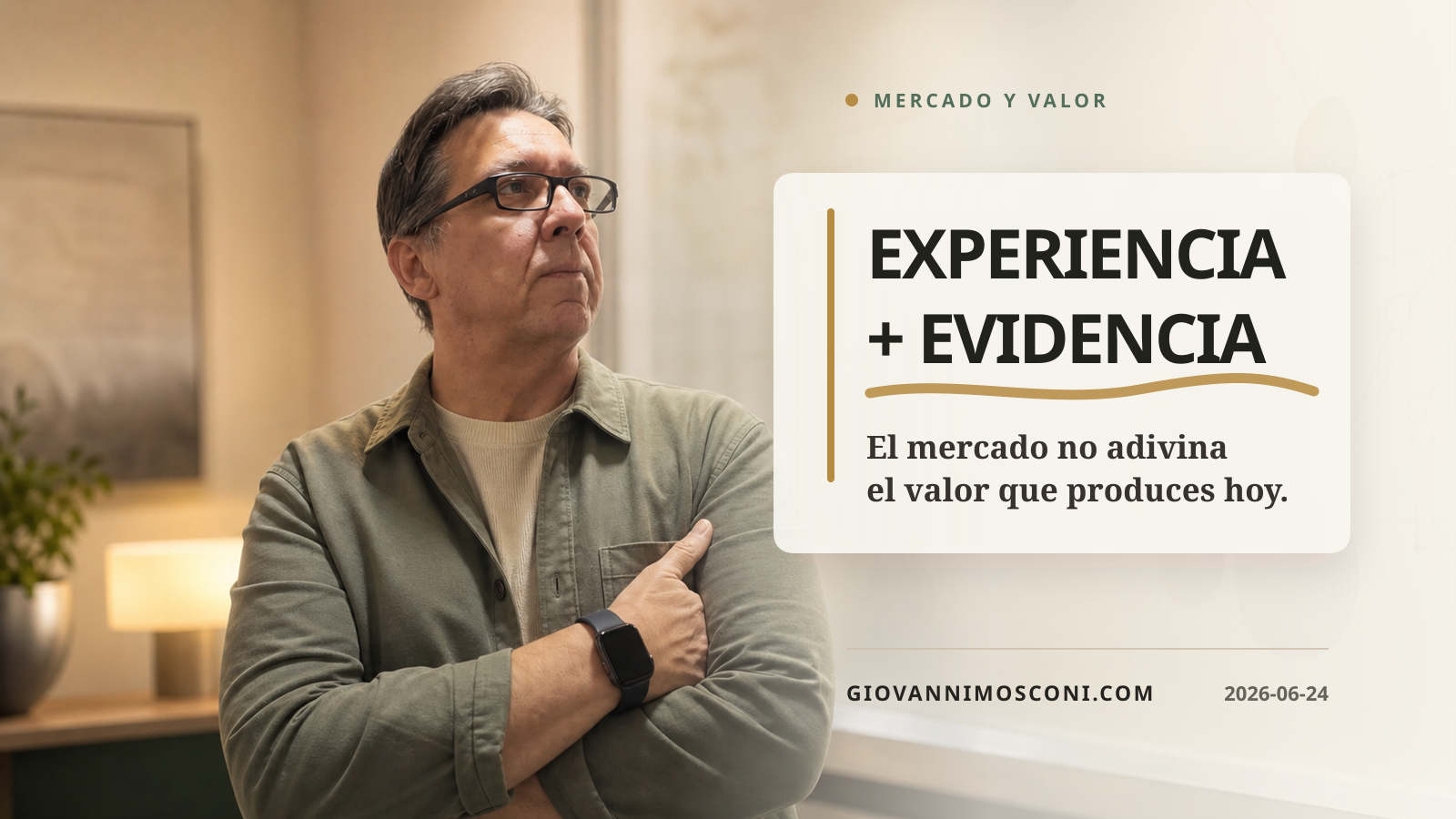 Imagen editorial para La experiencia sola ya no te vuelve legible